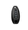 Car Remote Key Cover Case Fob for Maruti Suzuki,Vitara,Baleno,Ciaz,Swift,S-Cross in Metal Black with Radium White Color