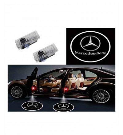 Car LED Door Welcome Logo Projector Ghost Shadow Light for Mercedes-Benz Interior Accessories