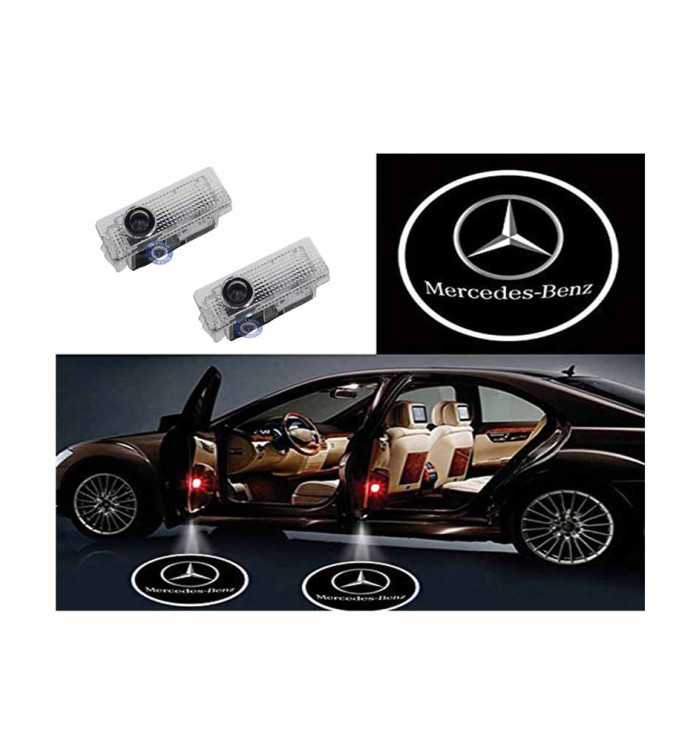 LED Door Welcome Logo Projector Ghost Light Mercedes-Benz Interior Accessories