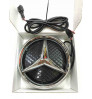 Car LED Bonnet Front Radiator Racing Grilles Logo Light Accessories for Mercedes Benz(Red  Color)