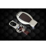 KEYLESS Key cover case fob for Mercedes-Benz W204 W205 W212 C E S GLA AMG in Zinc alloy and leather Brown color