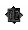 Car Flip Key Cover Case Fob for Skoda Octavia,Laura,Superb,Yeti,Fabia,Rapid in Metal Ckecks Black color