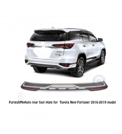 Rear Foot Plate for Toyota Fortuner 2016-2019 Model (Imported car Accessories)
