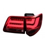 Car Rear Bumper Led Modified Tail Light Exterior Accessories for Toyota Fortuner (Set of 4 PCS)