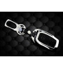 Car KEYLESS Key cover case fob for Toyota Crysta TOP MODEL in Zinc alloy and leather Black color