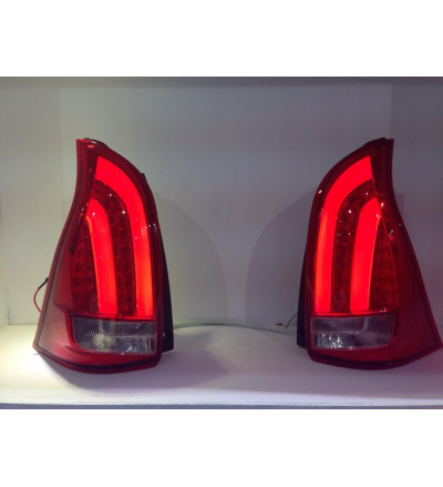 Car Rear Bumper Led Modified Tail Light Exterior Accessories for Toyota Innova Type1 To Type4(Set of 4 Pcs)