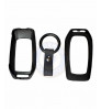 Car KEYLESS Key Cover Zinc Alloy Case Fob Fit for Toyota Fortuner/Crysta in Metal Black Color
