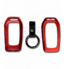 Car KEYLESS Key Cover Zinc Alloy Case Fob Fit for Toyota Fortuner/Crysta in Metal Red Color