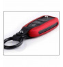 Car Flip Key Cover Case Fob for Polo,Vento,Passat,Jetta in Metal Red color